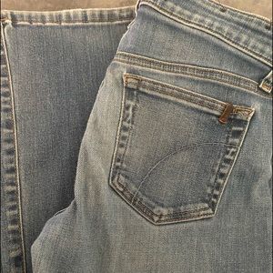 Joe’s, stretch denim, lighter wash
